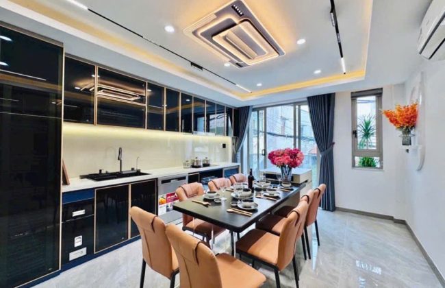 Bán nhà 5 tầng full nội thất đường số 21, phường 8, Gò Vấp – 68m², hẻm ô tô, sổ hồng hoàn công