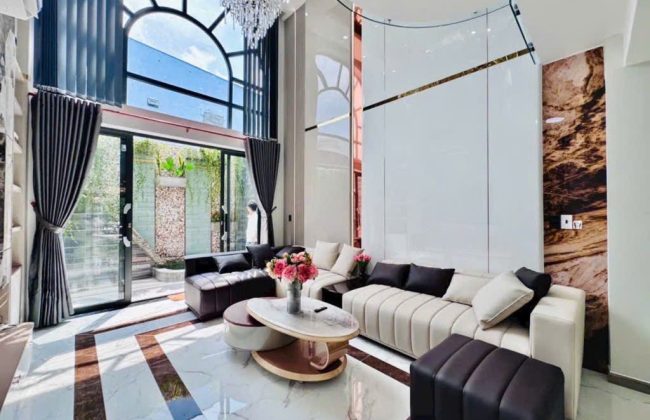 Bán nhà 5 tầng full nội thất đường số 21, phường 8, Gò Vấp – 68m², hẻm ô tô, sổ hồng hoàn công