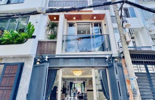 Bán nhà 5 tầng full nội thất đường số 21, phường 8, Gò Vấp – 68m², hẻm ô tô, sổ hồng hoàn công